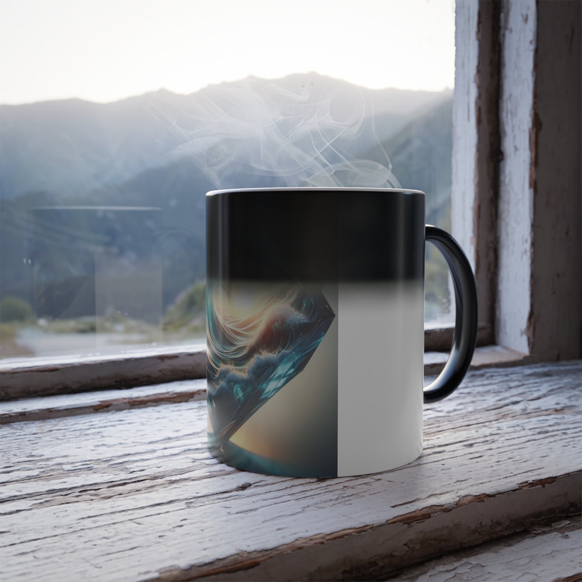 Sunrise Wave Heat Reactive Coffee Mug, 11oz Start Your Day with Our Heat-Activated Sunrise Wave Mug Experience the Magic of a Personal Sunrise with Every Morning Coffee - Sunrise Wave Heat Reactive Coffee Mug, 11oz Start Your Day with Our Heat-Activated Sunrise Wave Mug Experience the Magic of a Personal Sunrise with Every Morning Coffee - 